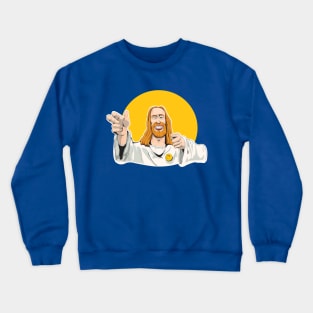 Trigger Finger ( Jesus is Cool Edit ) Crewneck Sweatshirt